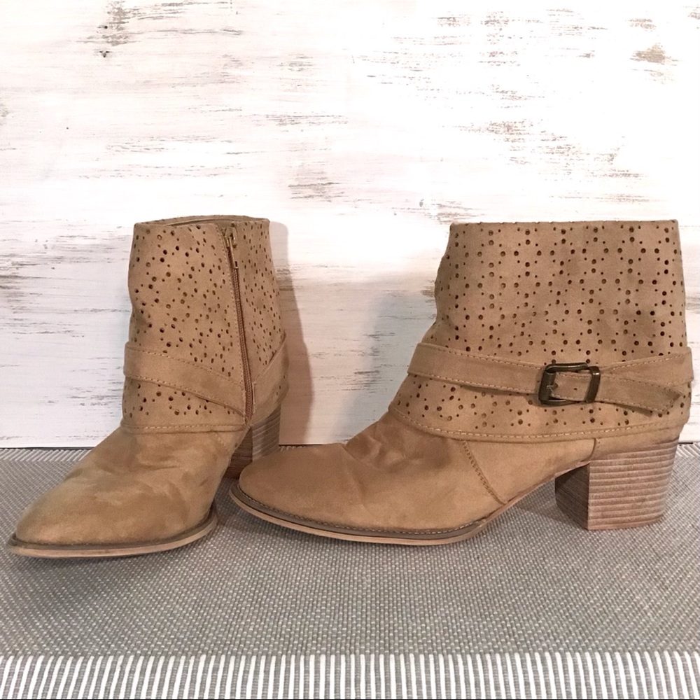 Blazin Roxx Western Cut Out Detail Ankle Boots